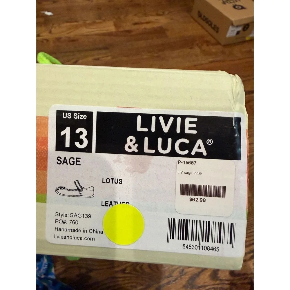 Livie & Luca Sage Lotus Pink Leather Mary Jane Shoes Kids Size 13 SAG139